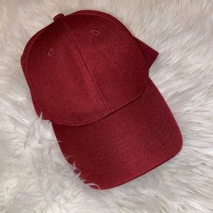 Maroon baseball cap